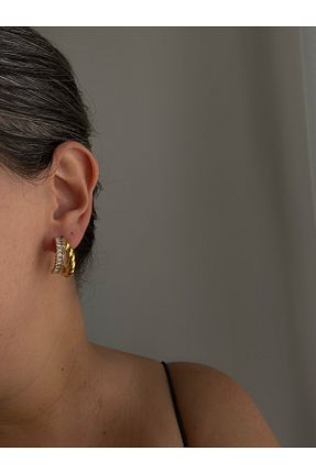 گوشواره جواهر رنگی زیرکن Owentis - کد 195580402