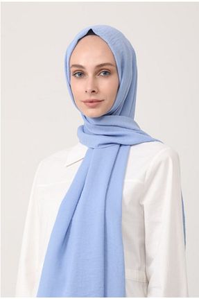 شال آبی زنانه جاز ŞURA ŞAL - کد 65877996