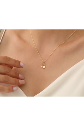 گردنبند نقره طلائی زنانه 925 عیار sorti takı aksesuar - کد 852414233