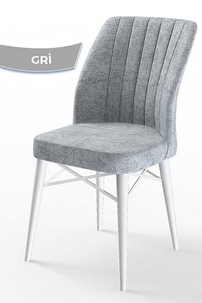 صندلی آشپزخانه طوسی چوب Canisa Concept - کد 322258174