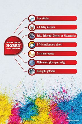 لوازم نقاشی نارنجی POWER TIME EPOXY - کد 836520211