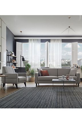 ست مبل طوسی 3+1 Enza Home - کد 797039126