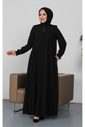 کلاه و ابایا مشکی زنانه پنبه پلی استر KADEEM - کد 749472655