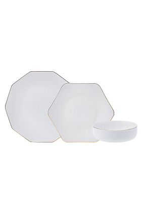 سرویس غذاخوری سفید 6 نفره Karaca - کد 259138323