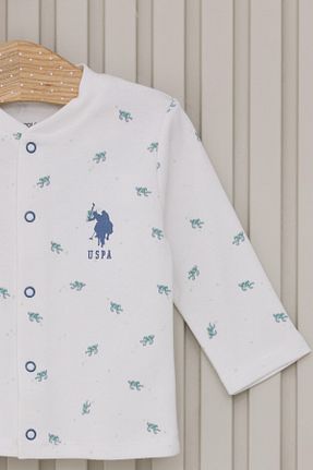 ست نوزادی بژ بچه گانه پنبه ای U.S. Polo Assn. - کد 852543083