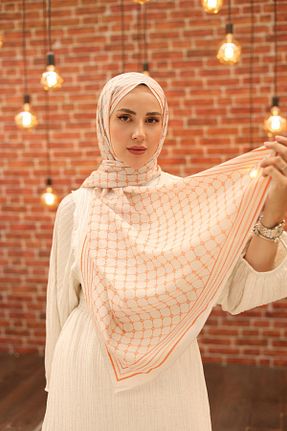 شال نارنجی زنانه Silk Home - کد 846205979