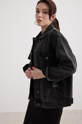کت طوسی زنانه Relaxed Cesicey - کد 818853240