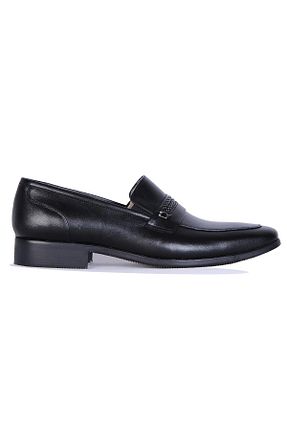 کفش کلاسیک مشکی مردانه پاشنه کوتاه (1 - 4 سانتی متر) TekYıldız - کد 852735456
