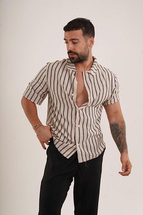 پیراهن مشکی مردانه رگولار SCSARVİN - کد 852544421