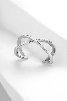 انگشتر نقره زنانه زیرکن jelux silver - کد 106509547