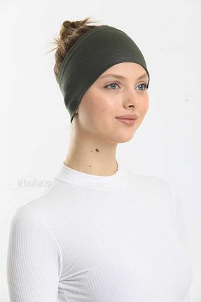 کلاه شنای حجاب خاکی زنانه Shalista - کد 236114049
