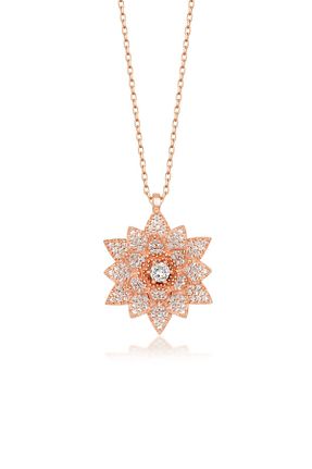 گردنبند نقره طلائی زنانه 925 عیار Silvano Jewelry - کد 444283554