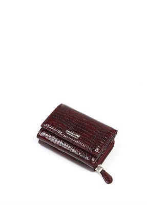 کیف پول نارنجی زنانه ابعاد بزرگ Aka - کد 48316491