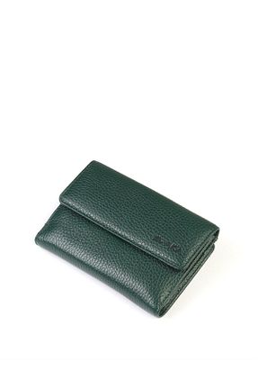 کیف پول سبز زنانه سایز متوسط Aka - کد 42102149