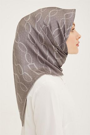 روسری رنگی کرپ ساتن ابریشم Armine - کد 838929568