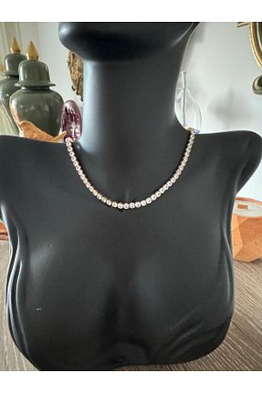 گردنبند استیل ( فولاد ) طلائی زنانه استیل ضد زنگ misstakıjewerly - کد 852538390