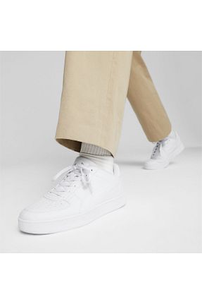 کفش اسنیکر سفید زنانه بند دار Puma - کد 852540996