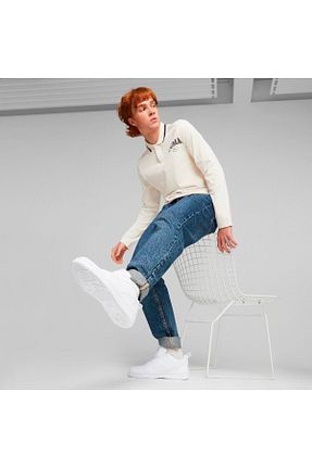 کفش اسنیکر سفید زنانه بند دار Puma - کد 852540495