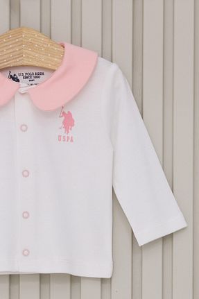ست نوزادی بژ بچه گانه پنبه ای U.S. Polo Assn. - کد 852543476