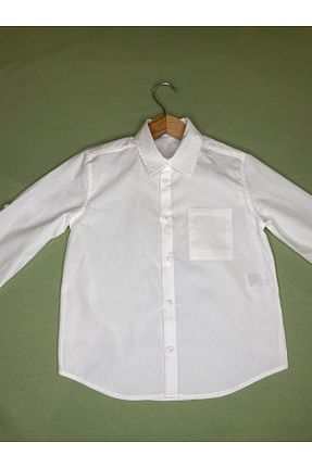پیراهن سفید بچه گانه رگولار greenrise - کد 852541029