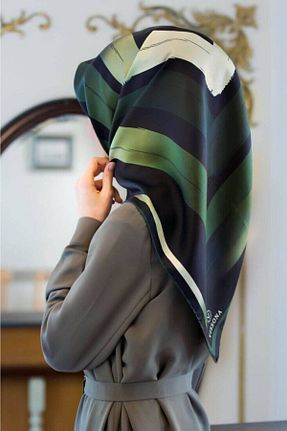 روسری مشکی 90 x 90 Vissona - کد 89451571