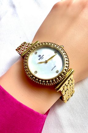 ساعت مچی زرد زنانه 26-30 میلی متر Hislon - کد 852545797