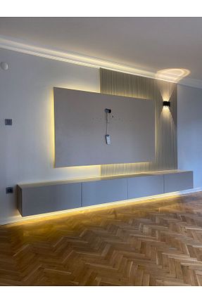 محصول دکوراسیون دیوار طوسی چوب balkanlarparke - کد 852741489