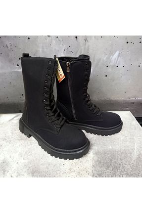 بوت برفی مشکی زنانه پارچه نساجی Gore-Tex کد 766367612