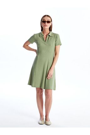 لباس سبز زنانه بافتنی LC Waikiki - کد 852589539
