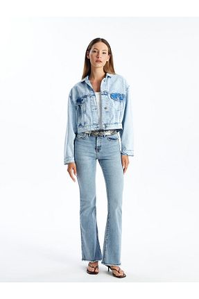 کت آبی زنانه Comfort LC Waikiki - کد 852589329