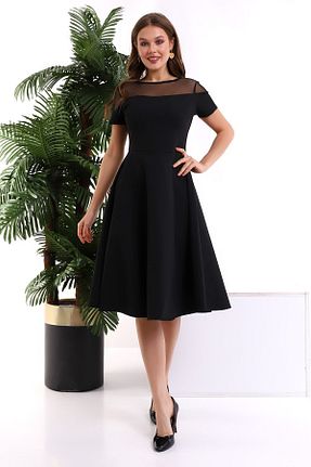 لباس مجلسی و فارغ التحصیلی مشکی زنانه بافتنی Fasmia - کد 381794828
