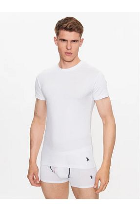تیشرت سایز بزرگ سفید مردانه رگولار U.S. Polo Assn. - کد 771422906