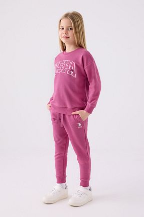 ست گرمکن بنفش زنانه پنبه پلی استر U.S. Polo Assn. - کد 852846558