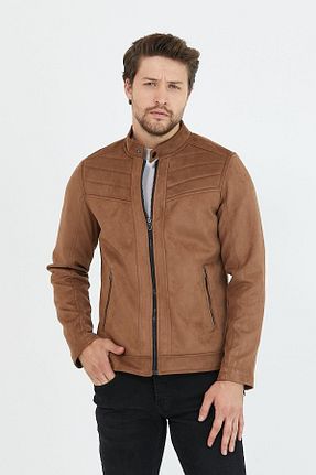 کاپشن قهوه ای مردانه اسلیم فیت Mero Life - کد 696180625
