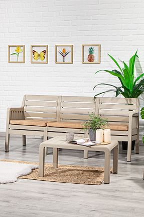 ست باغچه قهوه ای پلاستیک SANDALİE - کد 56501848