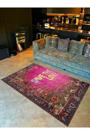 فرش رنگی قابل شستشو Rugs Modern Halı - کد 838006355
