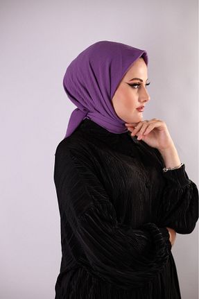 روسری بنفش ساده Pieef - کد 852781809