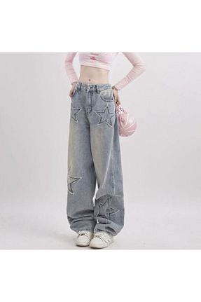 شلوار آبی زنانه پنبه ای DEEFWEAR - کد 788344461