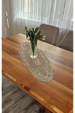 رومیزی قهوه ای پلی استر ZESA HOME - کد 849761195