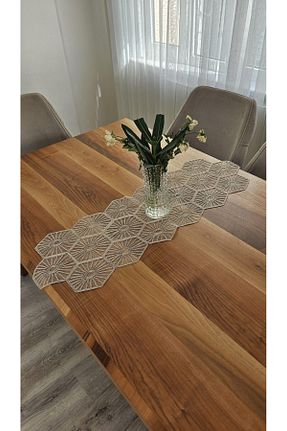 رومیزی قهوه ای پلی استر ZESA HOME - کد 849761499