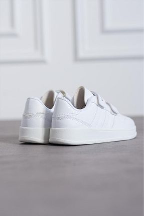کفش اسنیکر سفید بچه گانه بدون بند galya shoes - کد 472766498