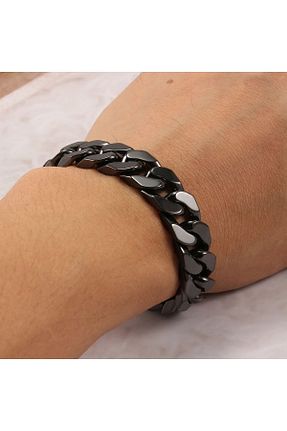 دستبند استیل (فولاد) مشکی زنانه استیل (فولاد) VoNoCHoR - کد 734620136