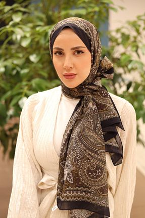 شال قهوه ای زنانه Silk Home - کد 847784456