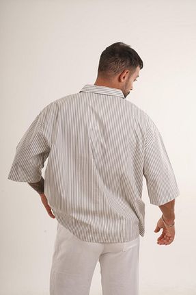 پیراهن خاکی مردانه رگولار SCSARVİN - کد 852539804