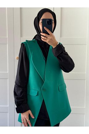 کت حجاب سبز زنانه اورسایز meqlife - کد 804836570