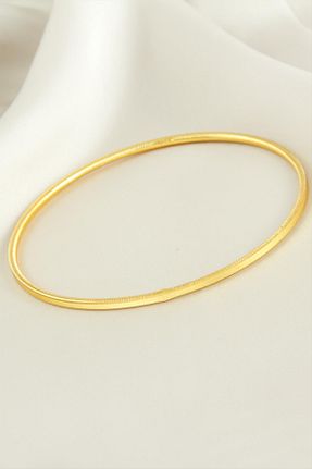 دستبند جواهر زرد زنانه روکش طلا Bijuteri Net - کد 852505105