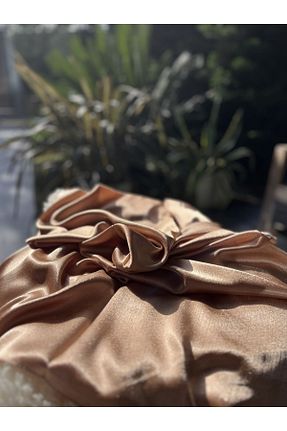 شال قهوه ای زنانه پلی استر ahhu - کد 829528727
