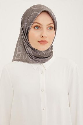 روسری رنگی کرپ ساتن ابریشم Armine - کد 838929568