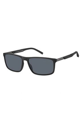عینک آفتابی طوسی مردانه UV400 Tommy Hilfiger - کد 852569512