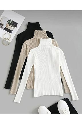 پلیور مشکی زنانه ساده Milo Moda - کد 852570069